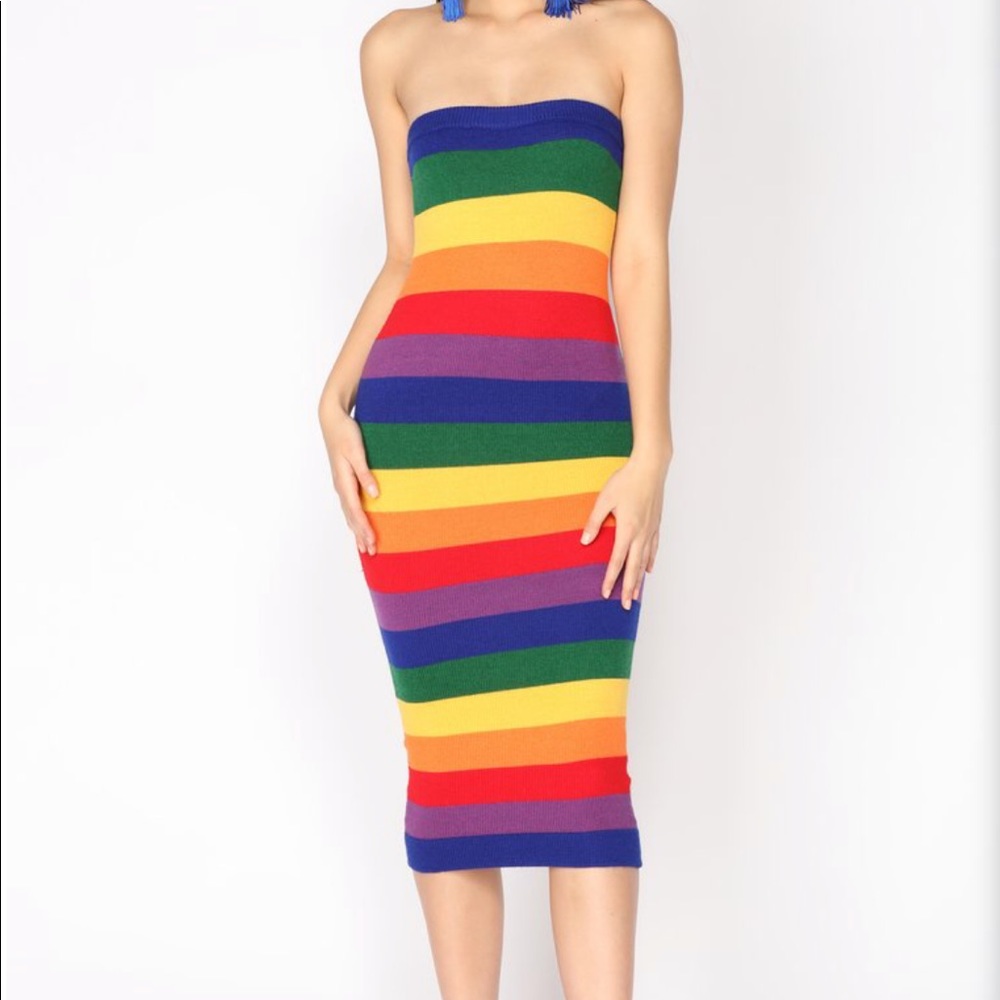 Rainbow dress!